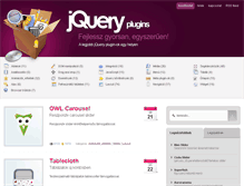 Tablet Screenshot of jquery-plugins.hu